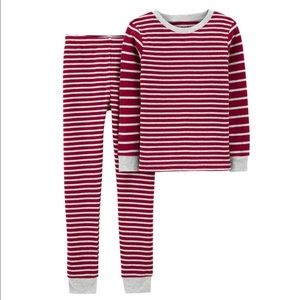 Carter’s Boys Striped Shirt and Pants Pajamas